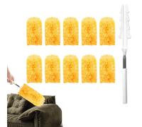Recharges pour Chiffon A Poussiere - Brosse Antistatique De Nettoyage De Poussière,Chiffon Extensible pour Voiture Électronique Meuble Fenêtre Bibliothèque Mur Sol Plafond - Dépoussiéreur