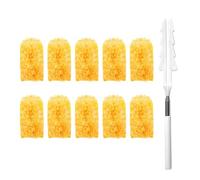 Recharges pour Chiffon A Poussiere | Brosse Antistatique De Nettoyage De Poussière,Chiffon Extensible pour Voiture Électronique Meuble Fenêtre Bibliothèque Mur Sol Plafond - Dépoussiéreur