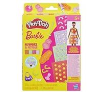 Recharges pour coffret de pâte à modeler Barbie Fleurs et fleurons Multicolore