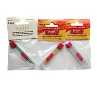 Recharges pour crayons craie Bohin - Lot de 3 couleurs - Jaune, vert et blanc