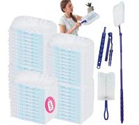 Recharges pour Plumeau,52pcs Plumeaux à Poussière pour Swiffer,Plumeau Poussiere Recharge Kit,Duster Recharges Dépoussiérantes