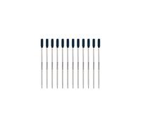 Recharges pour stylo bille Cross, lot de 12, noir, taille moyenne