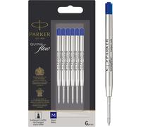 Recharges Pour Stylo Bille Pointe Moyenne Encre Bleue Quinkflow Lot De 6