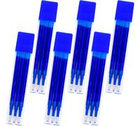 Recharges Pour Stylos Effaçables, Encre Gel, Recharges D¿Encre Effaçable Pour Stylo Bille, Trait De 0,7 Mm, Lot De 18 Recharges Bleues (18 Recharges Bleues)
