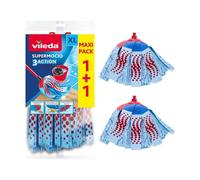 Recharges Pour Vadrouille Vileda Spin Mop En Microfibre, Seau+Essoreuse