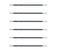 Recharges Stylo Bille RFNS-GG Pointe Fine Bleu - PILOT - Lot de 6 - Rechargeable - Non Effaçable