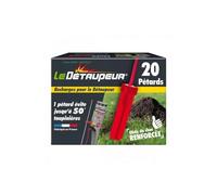DETAUPEUR Recharges X20 pour Pieges Anti Taupes et Rats Taupiers | Utilisables sous la Pluie | Armement en Toute Sécurité