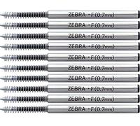 Recharges zèbre 0,7 mm - Lot de 25,4 cm - F-701"