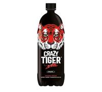 Rechargez vos efforts avec la boisson énergisante CRAZY TIGER Energy Pet 1,5L, saveur intense- Lot De 2
