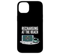 Recharging At The Beach Low Battery Crab Phone Coque pour iPhone 14 Plus