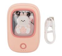 Réchauchable Réchauffeur de Main Mignon Hiver Portable électrique Réutilisable Pocket Hot Hands Habrières avec Batterie 4000mAh Chauffage Rapide pour Les activités extérieures (Rose)