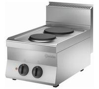 Réchaud 2 plaques électriques prof.650 G