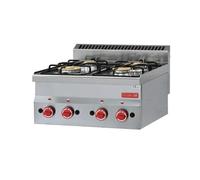 Réchaud 4 feux vifs gaz a poser 60/60 PCG