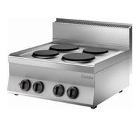 Fourneau Électrique Professionnel - 4 PL - 650 - L700 - AT - Bartscher