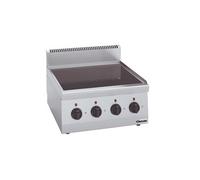 Réchaud vitrocéramique - 4 foyers - 8 kW - L 600 x P 600 mm - Bartscher