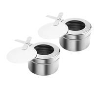 Réchaud à alcool avec double brûleur à flamme et boîtier résistant à la chaleur, cuisinière d'extérieur portable pour barbecues, pique-niques, voyages en sac à dos | Mini four de camping pour les