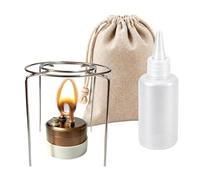 Réchaud à Alcool Foyer à Chauffage Rapide avec Pare-Vent et Support de | Réchaud Brûleur D'Alcool Pour Intérieur Et Extérieur Pour Randonnée Sac À Dos Aventure Préparation Café