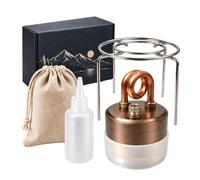 Réchaud À Alcool Foyer De Combustion Avec Support De Pot Et Pare-Vent | Réchaud de Chauffage à Alcool Pour Randonnée Sac À Dos Aventure Préparation Café