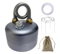 Réchaud à alcool pour la randonnée, mini brûleur à alcool ultra léger de 3, 5 oz avec support, réchaud de camping en laiton ébullition rapide pour la cuisine en plein air, la randonnée et les kits d