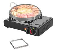 Réchaud à Cassette Portable | Barbecue à Cassette Portable - Brûleur Puissant, Cuiseur Robust, Contrôle de Flamme Multi-Niveaux, Allumage Automatique pour Randonnée Trekking Voyage Hommes Femmes Adult