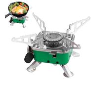 Réchaud à cassette pour camping, coupe-vent, multifonction | Économie d'énergie, portable, pliable, léger pour le camping, la randonnée, les voyages en plein air