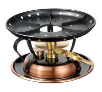 Réchaud à fondue - STOCKLI 'classic' - Cuivre bruni - Dimensions 22/24 cm - Fait en Suisse