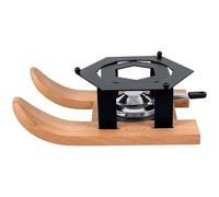Réchaud à fondue ski noir & bois Table&cook SH002