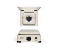 Réchaud à gaz 1 brûleur Allumage automatique Piézo propane et butane thermostat 3 niveaux POUR CAMPING