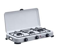Réchaud gaz 3 feux 4100 W Brûleurs fonte