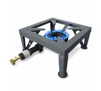 Réchaud à gaz 7500W Professionnel Charge 200Kg Tout fonte 4 pieds renforcés - Réchaud Pro Marché Cuisson Confiture, Paella INTEC