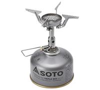 Soto Réchaud de camping Amicus ST-OD-1NV sans allumeur argent 7,6×10×8,6 cm