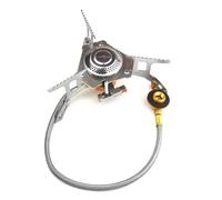 Réchaud À Gaz De Camping En Acier Inoxydable, Cuisinière Électronique Pliante Portable Fendue Pour La Cuisine, La Randonnée Et Le Pique-Nique