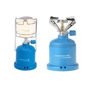 Réchaud à gaz de camping + lampe à gaz