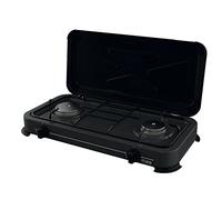 InCasa Réchaud à gaz 016465 – 2 feux, 3,4 kW, 63×27,5×10 cm