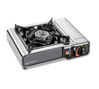 Réchaud à gaz NOMADE INOX 2200W Allumage piezo Double système de sécurité Mallette KEMPER