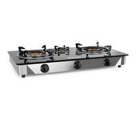 Orbegozo Cuisinière à gaz FO 3520 Elegance – Allumage piézoélectrique – 2 brûleurs Triple Couro