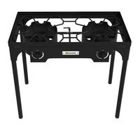 Réchaud à gaz - Outsunny - 79x40x76cm - Métal - noir