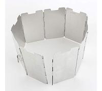 Réchaud à gaz pliable de survie à 9 plaques avec pare-vent en métal pour le camping