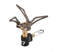 Réchaud à gaz pliable portable de 2700 W pour la cuisine en plein air avec une configuration sans couture compatible avec les bidons de butane et le transport compact prêt à l'emploi