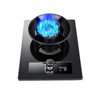 Réchaud À Gaz Portable 1 Brûleur, 5,2 KW, Avec Grille De Protection En Fonte Et Verre Trempé, Pour Cuisinière De Camping Et De Cuisine À Domicile(NG)