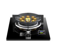 Réchaud À Gaz Portable, 5,2 KW, 9 Cavités, Feu Élevé Chronométré, Support De Casserole En Fonte De Verre Trempé, Avec Protection Contre L'extinction, Réchaud Autonome For Camping En Plein Air(NG)