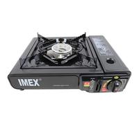 Réchaud à gaz portable I-MEX - 2,2 kW - 39 x 13 x 32 cm - Avec mallette de transport