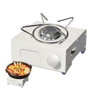 Réchaud À Gaz Portable - Petit Réchaud à Gaz Portatif pour Extérieur,Brûleur De Cuisson De Table | Pour Camping Randonnée Cuisine Terrasse Plan De Travail Bord De Mer Camping-Car