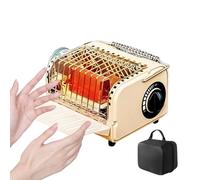 Réchaud à gaz pour camping - 1200 W - Avec sac de rangement - Cuisinière de voyage et appareil de chauffage - Pour camping, randonnée, hiver, pêche, loisirs, pique-nique et voyage