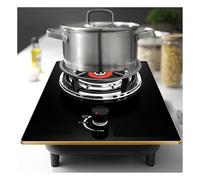 Réchaud À Gaz Propane À 1 Brûleur, Plaque De Cuisson En Verre Trempé À Allumage Automatique Haute Efficacité, GPL/GN, For Le Camping Et D'urgence.(NG)