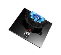 Réchaud À Gaz Simple 5,2 KW, Poêle De Conversion Au Gaz Naturel/gaz Liquéfié, Support De Pot En Verre Trempé, Tout En Cuivre, Brûleur Rabattable Avec Dispositif D'extinction De Sécurité(LPG)