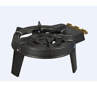 Réchaud à gaz Kitchen Chef avec 3 robinets et 3 pieds 7100 W Noir Noir G