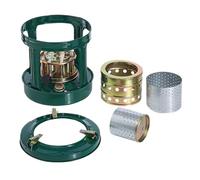 Réchaud à Kérosène,Chauffage Portable - Ustensiles de Cuisine avec 8 Brûleurs de Poêle Anti-Vent à Mèche de Coton pour Chauffer l'Eau, Randonnée, Sac à Dos,