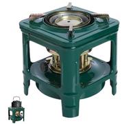 Réchaud à kérosène portable à 8 mèches, réchaud de camping multi-combustibles pour la cuisine et le chauffage en plein air, four à brûleur pour la randonnée, la survie, la randonnée et les urgences