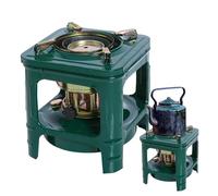 Réchaud À Pétrole Réchaud De Camping - Réchauds À Pétrole En Fer De 700 Ml Avec 8 Mèches En Coton, Réchauds De Barbecue Portable Coupe-vent Pour 2 À 3 Personnes Pour Cuisiner, Se Réchauffer